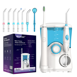 Nicefeel Hydropulseur domestique populaire, <span class=keywords><strong>meilleur</strong></span> hydropulseur dentaire, irrigateur buccal, <span class=keywords><strong>brosse</strong></span> à dents électrique 2 en 1 - Product Image 1