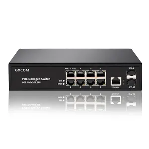 L2 Managed Full Gigabit 8 Port 10/100/1000 Poe Switch With 2 Sfp Port