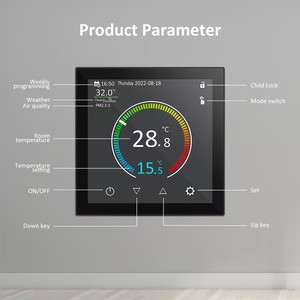 전기 온도 컨트롤러 ALEXA 온도 조절기 원격 제어 와이파이 TFT 컬러 UFH 지하 난방 - Product Image 6