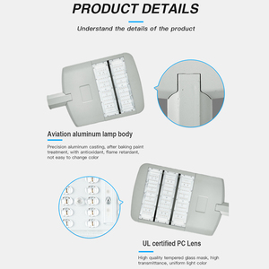 Farola LED Modular de Vidrio Moderna de 220V IP66, 100W 150W 200W 250W, Iluminación Exterior de Aluminio AC, 5 Años de Garantía, Precio de Fábrica - Product Image 6
