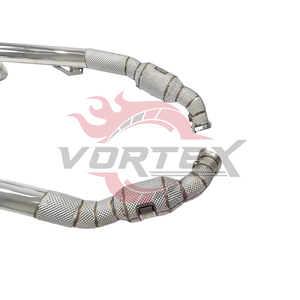 Tubo de Escape de Acero Inoxidable Vortex de 1.5 mm con Acabado Espejo para Mercedes Benz W218 SL63 - Product Image 6