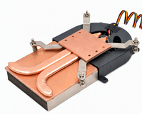 Dissipateur thermique compact de haute qualité à profil bas pour processeur, équipé de tubes de transfert de chaleur en cuivre