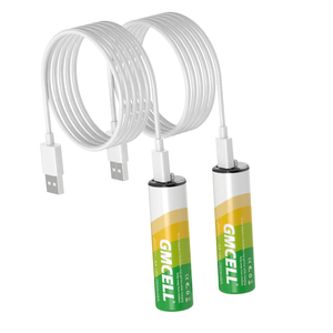 GMCELL New Design Rechargeable Built-in USB C 1.<b>5v</b> AA Lithium Ion Battery - Product Image 1