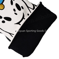Conductor Dairway cubierta de cabeza de madera híbrido Ut perro manchado Animal personalizado barril bordado Golf cabeza cubierta