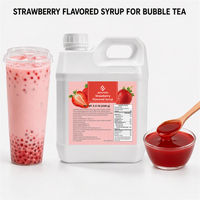 Leverancier van Bubble Tea, groothandelsprijs, 2,5 kg aardbeien fruitsap drank voor melktheewinkels