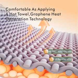 5 Intensitäten des Vibrations massage geräts Aktiviert die Körper vitalität massage Taille Abnehmen Massage Bauch gürtel mit NTC-Heizung - Product Image 6