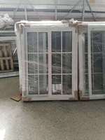 Direkter Fabrikpreis Grill-Design PVC-Schiebefenster Maßgefertigtes UPVC Horizontales Schiebeglasfenster