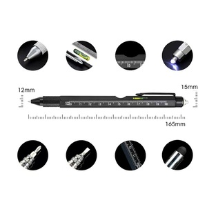 <span class=keywords><strong>Stylo</strong></span> multifonction promotionnel 9-en-1 : ouvre-<span class=keywords><strong>bouteille</strong></span>, lumière LED, tournevis, règle, niveau, <span class=keywords><strong>stylo</strong></span> à bille – Vente en gros - Product Image 4