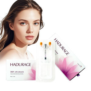 Gel injectable de comblement pour les lèvres et le corps à base d'<span class=keywords><strong>acide</strong></span> <span class=keywords><strong>hyaluronique</strong></span> réticulé Hadurage, volumes 1ml, 2ml, 10ml, 20ml, pour l'action anti-rides et raffermissante - Product Image 2