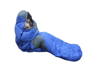 Mummie Slaapzak, 4 Seizoen Warm & Koud Weer Camping Slaapzak Voor Volwassenen, Lichtgewicht Backpacking Slaapzak Met Comp - Product Image 5