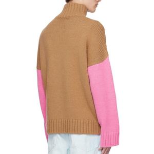 Suéteres de invierno de <span class=keywords><strong>cuello</strong></span> <span class=keywords><strong>alto</strong></span> para <span class=keywords><strong>hombre</strong></span>, prendas de punto cálidas de manga larga, suéter de lana de <span class=keywords><strong>cuello</strong></span> <span class=keywords><strong>alto</strong></span>, suéter de punto de gran tamaño - Product Image 3