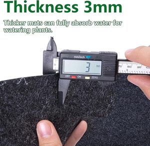 Tapis d'arrosage automatique pour plantes 110x25 pouces, tapis capillaire auto-arrosant en feutre de <span class=keywords><strong>3</strong></span> <span class=keywords><strong>mm</strong></span> pour la germination des graines et l'hydroponie - Product Image 3