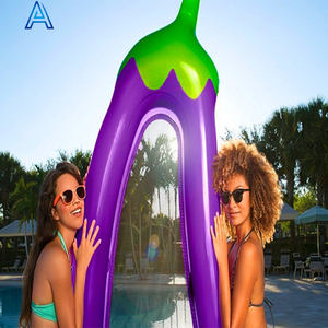 Colchón inflable de verano para piscina con forma de <span class=keywords><strong>huevo</strong></span>, con base de red, plegable, portátil, cama de <span class=keywords><strong>agua</strong></span>, juguete acuático. - Product Image 4