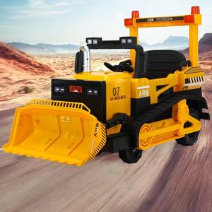 Coche de Juguete Eléctrico de Ingeniería con Tracción en las Cuatro Ruedas y Control Remoto para Niños, Bulldozer Eléctrico para Niños - Product Image 2