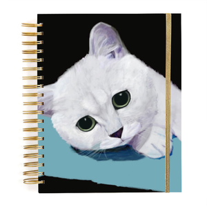 Notebook personalizzato economico all'ingrosso 2020 stampa personalizzata Dropshipping diario obiettivo S e personalizzato 2022 Softpu Cat Planner