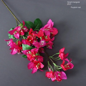 Fleurs de soie <span class=keywords><strong>Bougainvillier</strong></span> pour mariage Noël Halloween Retour École Nouvel An chinois Décor Triangle Prunier Fleur <span class=keywords><strong>Bougainvillier</strong></span> - Product Image 6