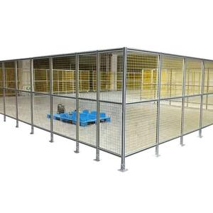Custom Made Aluminum Alloy Isolation Netting 10 Mesh Oxidation Workshop Partition For Robot Protection - Product Image 4