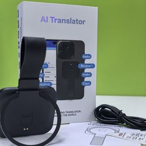 Traducteur vocal mains libres T30 avec mini clip dorsal, dispositif de <span class=keywords><strong>traduction</strong></span> en temps réel avec synchronisation Wi-Fi pour les entreprises - Product Image 2
