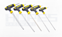 Clé Torx à poignée en T T20 T25 T27 T30 T40 avec trou de sécurité, tournevis à douille étoile, outils à main