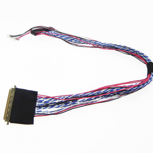 Kabel Koaksial Mikro Lvds 40Pin 0.5mm Kustom Grosir dengan Konektor 20453/20454/20455 untuk Monitor Kios Terintegrasi - Product Image 5
