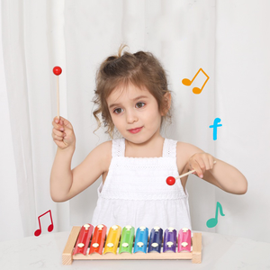 Trẻ Em Gõ Đồ Chơi Bằng Gỗ Xylophone Đàn Piano Âm Nhạc Đồ Chơi 8 Cầu Vồng Phím Giáo Dục Cụ Cho Trẻ Mới Biết Đi Với Mallets - Product Image 6