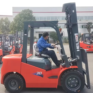 मुफ्त शिपिंग 3 टन डीजल फोर्कलिफ्ट 4 व्हील ड्राइव फार्म सभी इलाकों में सड़क के राऊनी फॉरेकलिफ्ट - Product Image 1