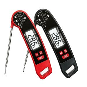 <span class=keywords><strong>Thermomètre</strong></span> numérique <span class=keywords><strong>professionnel</strong></span> <span class=keywords><strong>à</strong></span> sonde pliable pour la lecture instantanée de la température de la <span class=keywords><strong>viande</strong></span>, pour la cuisine, le barbecue, les steaks, étanche IPX4 - Product Image 1