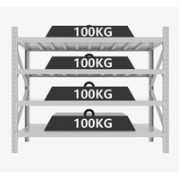 Étagère de rangement perforée pour entrepôt, capacité 150 kg par niveau, pour bureau, salle d'archives, vente directe usine OEM