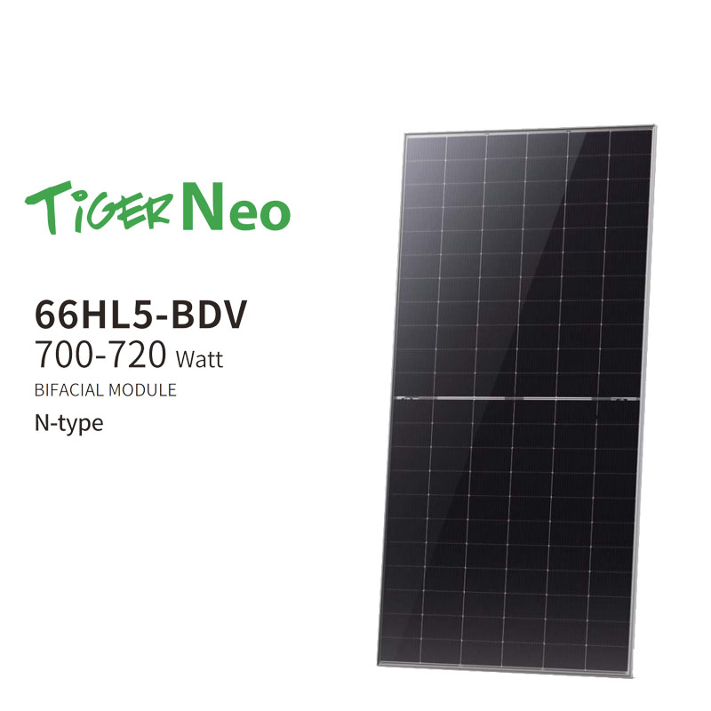 Jinko Tiger Neo 66HL5-BDV 700-720 Watt Bifacial Module