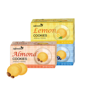 Galletas <span class=keywords><strong>de</strong></span> Mantequilla con Sabores Personalizados, Almendra, Limón, Arándano, Galletas Clásicas para el Té <span class=keywords><strong>de</strong></span> la Tarde - Product Image 1