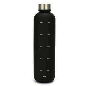 Bouteille d'eau <span class=keywords><strong>en</strong></span> plastique Tritan avec marqueur de temps, 32 oz, bouteilles d'eau motivantes avec marqueur de temps, couleur dégradée - Product Image 3