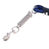 Laisse spirale élastique en nylon robuste pour chien, collier bungee pour la course