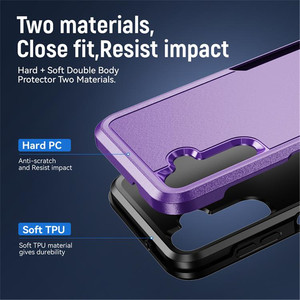 Funda Protectora 2 en 1 Resistente a Impactos para Samsung Galaxy <span class=keywords><strong>A14</strong></span> 5G/A17 4G/A56/A36/A26/A16/S26Ultra/S25Edge, Carcasa Rígida - Product Image 5
