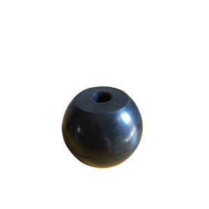 Balle en <span class=keywords><strong>silicone</strong></span> perforée sur mesure, haute élasticité, en EPDM et NBR, moulée et découpée, pour tamis vibrant – Produits en caoutchouc - Product Image 1