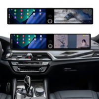 Lecteur multimédia automobile à double écran tactile 25,6 pouces, CarPlay et Android Auto, navigation pour BMW Série 5 G30 2018-2020, compatible avec les véhicules conduits à gauche et à droite