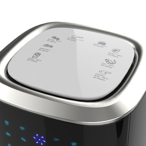 หม้อทอดไร้น้ำมันขนาดเล็ก2.5L สแตนเลสสตีลรูปทรงไม่ติดหน้าจอ LCD รับประกัน1ปีสำหรับการใช้งานในครัวเรือน - Product Image 4