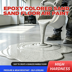 Peinture époxy auto-nivelante Taiyan effet marbre liquide <span class=keywords><strong>pour</strong></span> <span class=keywords><strong>sols</strong></span> et cours extérieurs – Application au couteau et au truelle - Product Image 4