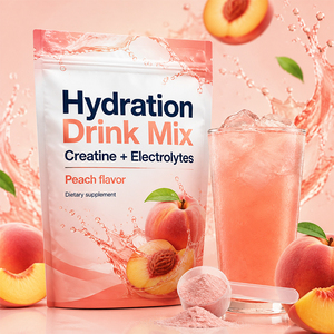 OEM/ODM Mezcla de Bebida Hidratante con Sabor a Durazno, Creatina y Electrolitos - Apoya la Fuerza Muscular, la Resistencia y la Recuperación, Sin Azúcar - Product Image 1
