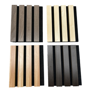 Panneaux acoustiques modernes en bois à lattes pour salon, chambre, <span class=keywords><strong>appartement</strong></span>, salle de sport, cuisine, salle de bain – <span class=keywords><strong>Isolation</strong></span> <span class=keywords><strong>phonique</strong></span> plafond/mur, design graphique - Product Image 1
