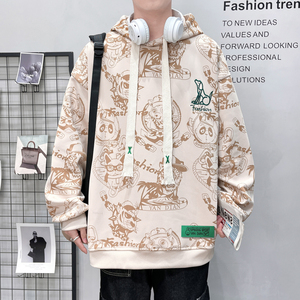 Pull à col rond pour hommes, nouvelle marque de mode, t-shirts imprimés à manches longues pour le printemps et l'automne, polyvalents pour hommes et adolescents - Product Image 4