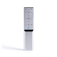 Télécommande intelligente en aluminium de haute qualité 2,4 G RF, contrôleur sans fil intelligent en aluminium pour système audio domestique et télévision