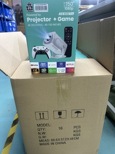 Proyector de Juegos 4K con Android 11 BT5.0, zoom automático, 2G de RAM, 2025 lúmenes, 1000 pulgadas, 150 pulgadas, gran oferta, Pro - Product Image 6