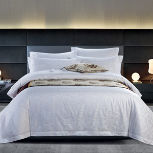 Bông khách sạn Duvet cover bedsheet <span class=keywords><strong>bedding</strong></span> <span class=keywords><strong>Set</strong></span> Chất lượng cao thoải mái và mềm mại đồng bằng tấm <span class=keywords><strong>OEM</strong></span> Dịch vụ dệt 60 rắn Lớp Một - Product Image 5