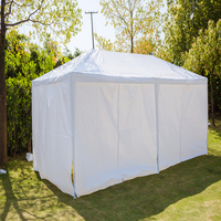 Carpa de Publicidad Promocional Personalizada, Carpa Impermeable de PE, 3x2, 3x3, 3x4, 3x6m, Carpa para Ferias Comerciales al Aire Libre
