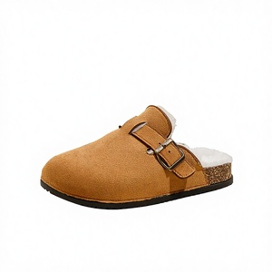 Sabots de massage légers pour femmes et hommes, en tissu extensible doux et chaud, avec semelle intérieure en PVC et semelle extérieure en caoutchouc, pour l'intérieur. - Product Image 1