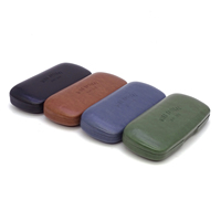 Boîte de rangement de lunettes de soleil rectangulaire en cuir PU de luxe personnalisée, vente en gros, étui pour lunettes