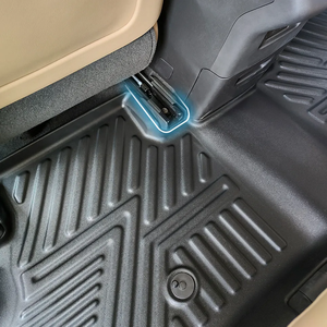 Tapis de sol de pied de voiture de luxe de vente chaude 5D tapis de voiture <span class=keywords><strong>TPE</strong></span> personnalisé pour Ford everest 2015-2021 - Product Image 3