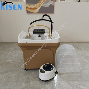 Kisen Usine En Gros Réglable Shampooing Bassin Tuyaux Connecté Évier Bol Tête Spa avec Fumigation Salon Machine - Product Image 4