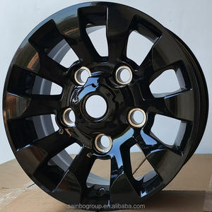 F80A32 16x7 18x8 5x165.1 Noir Machine Face Sainbo Old School Off Road Pick up Suv Mags Jantes en alliage d'aluminium - Product Image 6