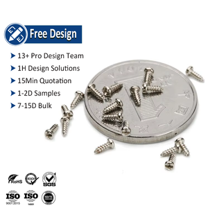 M1 M1.2 M1.4 M2 Pan Head Cross Recessed Self Tapping Mini <strong>Screws</strong> for PC <strong>Small</strong> Appliances - Product Image 1